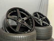 WN82☆★KUHL VERZ-WHEELS KCV03 19インチ8.5J+31 PCD5H-114.3 マッドブラック+ブロンズリム 2本☆★ _画像3