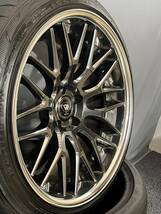 W275★☆VERZ-WHEELS　KCV01　20インチ 10.5J+25 114.3-5H クリスタルブラック　タイヤ付き　1本　☆★_画像3