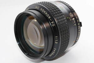 【外観特上級】ミノルタ　MINOLTA MC ROKKOR-PG 1:1.2 f=58mm　#h10069