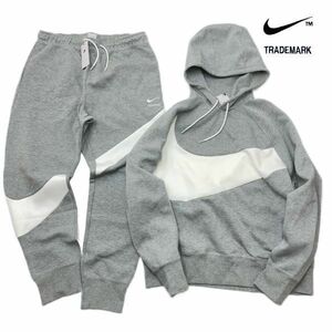 NIKE ナイキ テックフリース swoosh 上下セット 灰 2XL DD8223/DH1024-063 23-0408-2-11/12