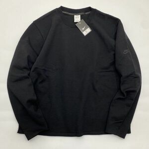 NIKE ナイキ テックパック エンジニアド クルー 黒 2XL DV9975-010 23-1020-11-7 ダブルニット素材 定価16,500円