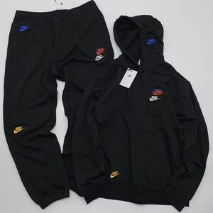 NIKE ナイキ フューチュラ パーカー 上下セット 黒 2XL DD4667/4677-010 23-1006-2-9/10