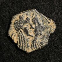 ナバテア王国 プルタ銅貨（100年前後）[E980]コイン,古代ローマ,古代ギリシア,古代ギリシャ_画像1