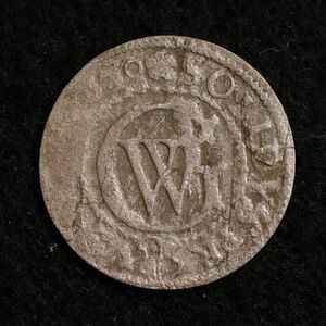 KM#113/ブランデンブルク＝プロイセン 1 Solidus銀貨（1623-33年）[E968]中世ヨーロッパコイン