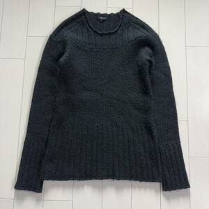 Rare Y's YOHJI YAMAMOTO 2018SS cable knitting knit archive black ワイズ　ヨウジヤマモト　ケーブル網　ニット　アーカイブ