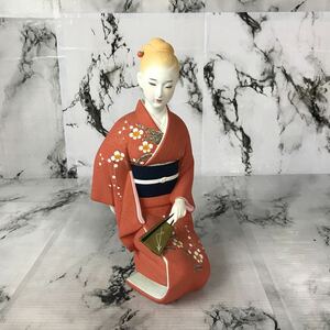 枝/陶器人形/日本人形/着物/和服/日本ドール/枝11-1黒