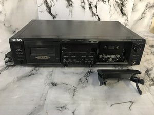 湘/SONY/ソニー/ステレオカセットデッキ/STEREO CASSETTE DECK/TC-WE725/ブラック/通電確認済み/湘11.10-68森