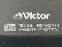 湘/Victor/ビクター/リモコン/RM-SX313/CDプレーヤー用/電池カバー欠品/オーディオ機器/湘11.10-52後_画像2