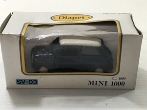 湘/ミニクーパー/ヨネザワ/MINI1000/SV-03/DIECAST MODEL/ 1/35 スケール/日本製/Diapet/ミニカー/湘10.13-168後