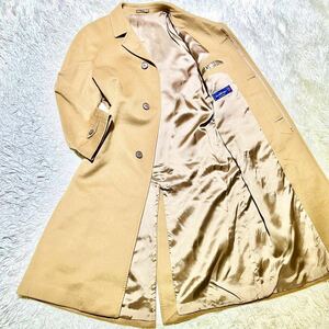 未使用級◎ XLサイズ◎ ゼニア【繊維の宝石カシミヤ100%】Ermenegildo Zegna ステンカラーコート カシミア◎ キャメルカラー◎ マキシ丈◎ 