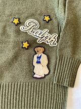 POLO★ポロラルフローレン★タートルネックニット ウール×カシミア ワッペンカスタマイズ 超美品_画像2