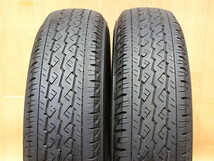 B244 BS ブリヂストン V600 165/80R14 97/95N LT 2021年 2本 中古タイヤ タウンエース ライトエース バネット バン 手渡し可能です 山梨県_画像2