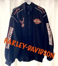 HARLEY-DAVIDSON Eagle rider jacket ハーレーダヴィッドソン イーグル ライダージャケット Lサイズ ブルゾン_画像1