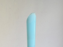 アンティーク花器 オブジェ ヴィンテージ デザイン ガラス器 フラワーベース 花瓶 一輪挿し(H35.5cm)_画像3