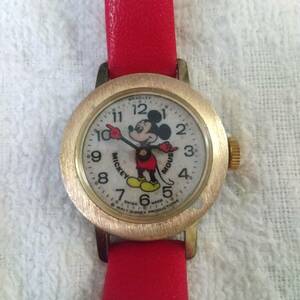 BRADLEY ミッキーマウス スイス製 手巻き 腕時計