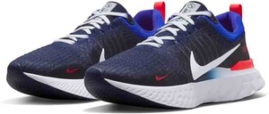 26.5cm ナイキ リアクト インフィニティ ラン フライニット 3 紺/青/赤 FD0364-419 REACT INFINITY RUN FLYKNIT 3 ランニング ジョギング