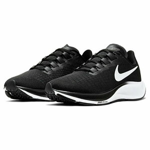 25.5cm Nike air zoom Pegasus 37 black / white BQ9647-002 AIR ZOOM PEGASUS 37 WMNSwi men's running jo silver g