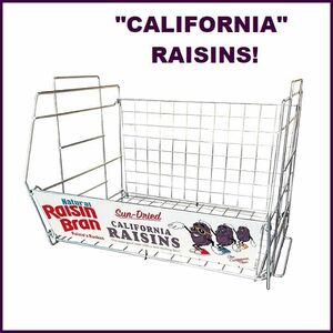 【カリフォルニアレーズン】california/raisins/ワイヤー/ラック/折り畳み式/店舗/什器/収納