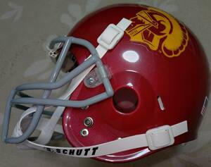 ●NCAA　南カリフォルニア大学　トロージャンズ　USC　 TROJANS　SCHUTT　レプリカ・ヘルメット　創立１２５周年記念