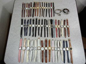  レディース腕時計 大量50点 セット まとめ SEIKO/CITIZEN/D&G/ENICAR/SKAGEN/Daniel Wellington/Folli Follie/Nivada/guess/ANNE KLEIN 他