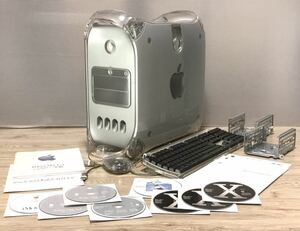 ジャンク Power Mac G4 デスクトップ 純正キーボード 純正マウス Apple アップル OS X Panther パワーマックG4インストールディスク他