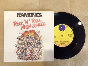 79年UK SIREオリジナル盤7“シングル RAMONES - Rock’n’Roll Highschool [SIRE:SIR4021] ラモーンズパンク天国