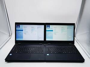 4台セット　ジャンク／東芝　Toshiba Dynabook　VC72／H／ Intel Core i3‐7100U　2.40GHz／ M.2　128G／ 8G／タッチ