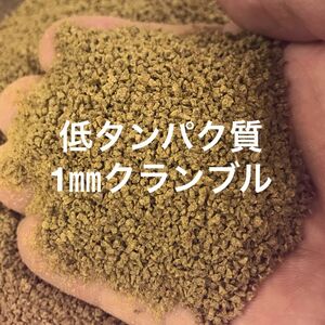 らんちゅう 低水温向け飼料 1㎜クランブル餌 1600g 観賞魚の胃腸に負担の掛からない低タンパク餌 