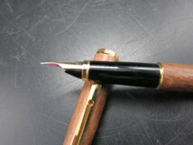 PILOT パイロット万年筆　CUSTAOM　GRANDEE 14K585M　GRANDEEシャープペン0.5　ボールペンLaureate ローリート　本杢　3本セット_画像6