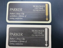 PARKER パーカー 万年筆 12K GOLD FILLED CAP&BARREL USA 　ケース・ギャランティー付_画像9