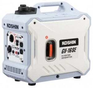 未使用 KOSHIN 工進 1.6 kVA インバーター発電機 GV-16SE (GV-16SE-AAA-0)