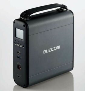 未使用 ELECOM エレコム モバイルバッテリー AC出力対応 60900mAh 222Wh コンパクトポータブルバッテリー DE-AC05-60900BK