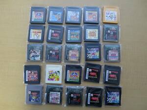 （ジャンク品）GB GBC 遊戯王 ハムスター倶楽部　ワンピース など 25本セット