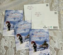 北欧クリスマス☆クリスマスカード 5枚セットJ62-22　M様用_画像1