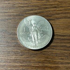 1989年 メキシコ コイン MEXICO 1onza 世界 海外硬貨 銀貨 