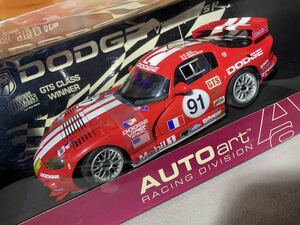 (9) 1/18 DODGE VIPER GTS-R PETITE LEMANS 99- M.DUEZIO.BERETTA/K. WENDUNGER #91 ダッジ　バイパー　GTSR