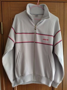 アディダス 西ドイツタグ 70s 80s デサント トラックトップ ジャージ adidas グレー L ビンテージ ATS-190