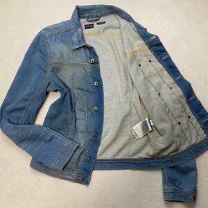 美品 DIESEL ディーゼル Denim+Sweat JUZICON JOGGJEANS SHIRT ジョグデニム ウエスタンシャツ ジャケット ストレッチ 金ボタン インディゴ