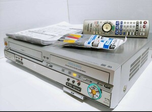 パナソニックDMR-EH70V★メンテナンス済★VHS一体型ダビングビデオデッキ。説明書リモコン付き。　　　