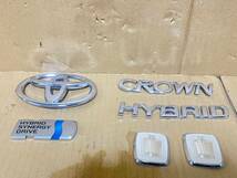 (5) Crown 200系 Toyota ロゴ GRS200/GRS201/GRS202/GRS204/GWS204 (12)_画像2