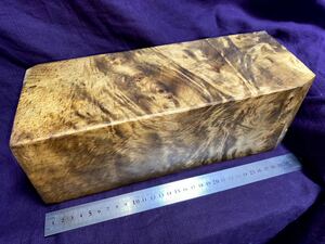 黄金樟のブロック材／希少木材 瘤木 マーブルウッド