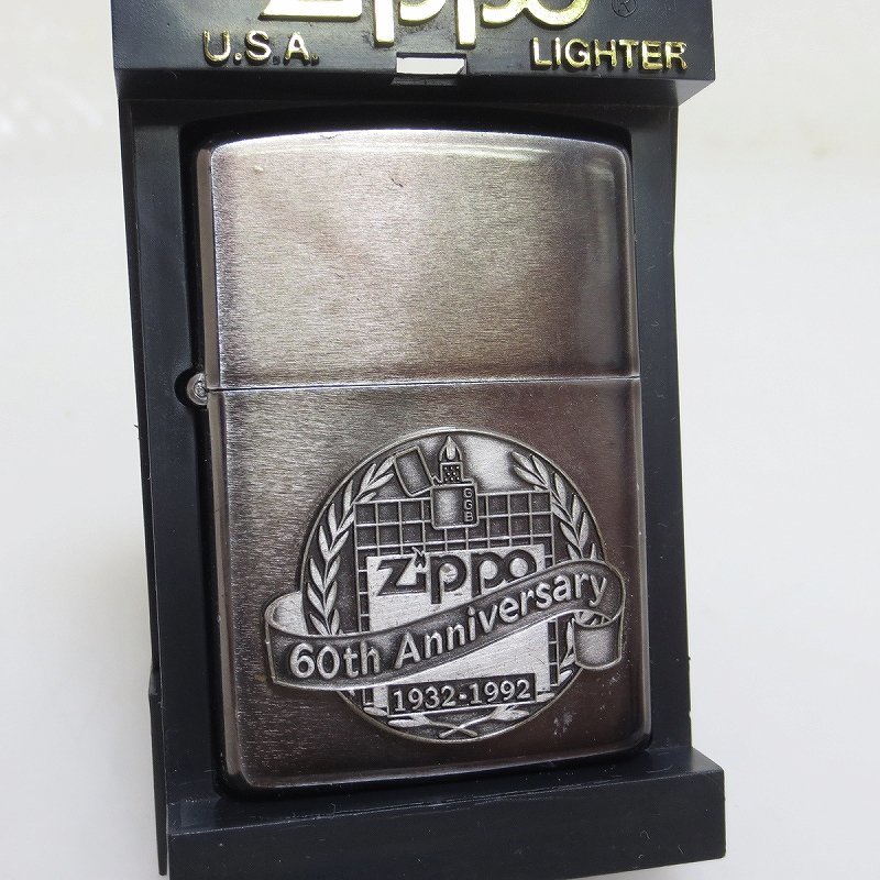 1S262□□Zippo ジッポー 1932-1992 60th Anniversary □□レター