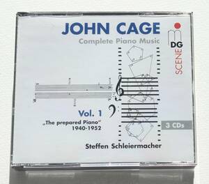 John Cage『Complete Piano Music Vol. 1』3枚組 プリペアド・ピアノのための《ソナタとインターリュード》収録