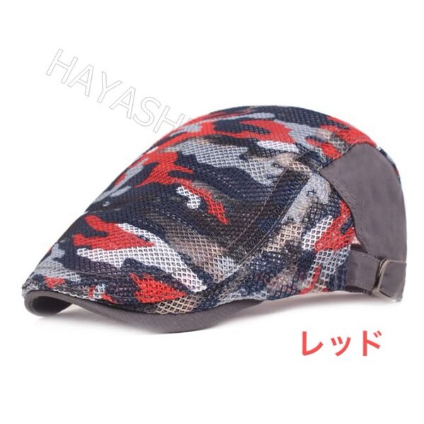 ハンチング帽子 キャップ帽子 ベレー帽 ハンチング帽 夏用帽子 キャップ ベレー帽 即日発送 帽子 キャップ帽 レッド