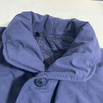 ADOLFO DOMINGUEZ アドルフォドミンゲス ショールカラー フード収納 中綿　ジャケット　メンズアウターネイビー大きいサイズ 美品_画像3