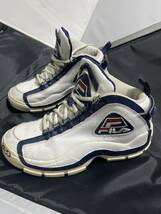 セール 即決1円 フィラ FILA グラントヒル GRANT HILL ハイカット スニーカー MFW17001-001 ホワイト 白 25,5cm メンズ_画像2