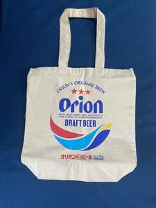 セール即決1円 新品　オリオンビール　Orion キャンバス 　トートバッグ　エコバッグ サイズ 縦36cm 横35cm