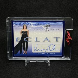 2023 Leaf Decadence Pop Century ECLAT Elizabeth Olsen エリザベスオルセン 直筆サインカード 世界8枚限定 MARVEL upper deck auto topps