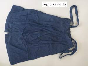 新品 repipi armario(レピピアルマリオ)★ 濃デニム　ワイドパンツ　L　160