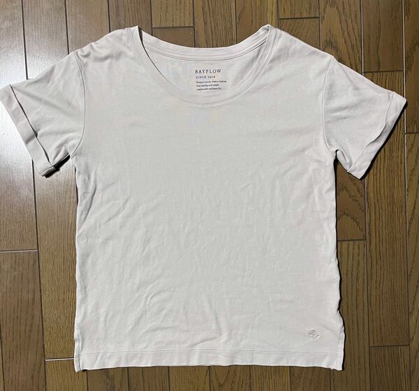 BAYFLOW 　Tシャツ　サイズ3(L) ベージュ色